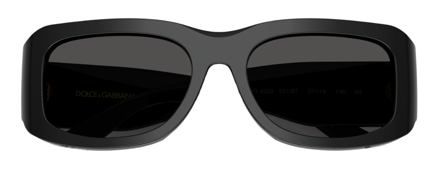 Dolce & Gabbana 4503 Black Dark Grey (4503 501/87)