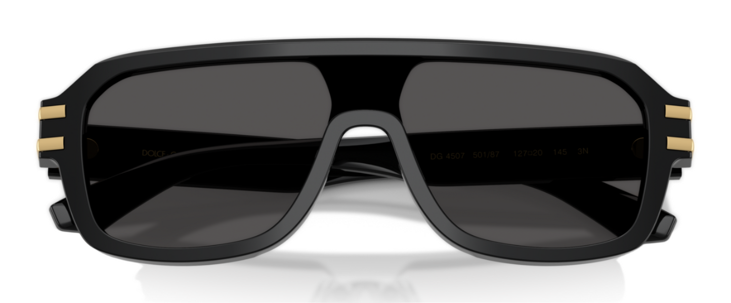 Dolce & Gabbana 4507 Black Dark Grey (4507 501/87)