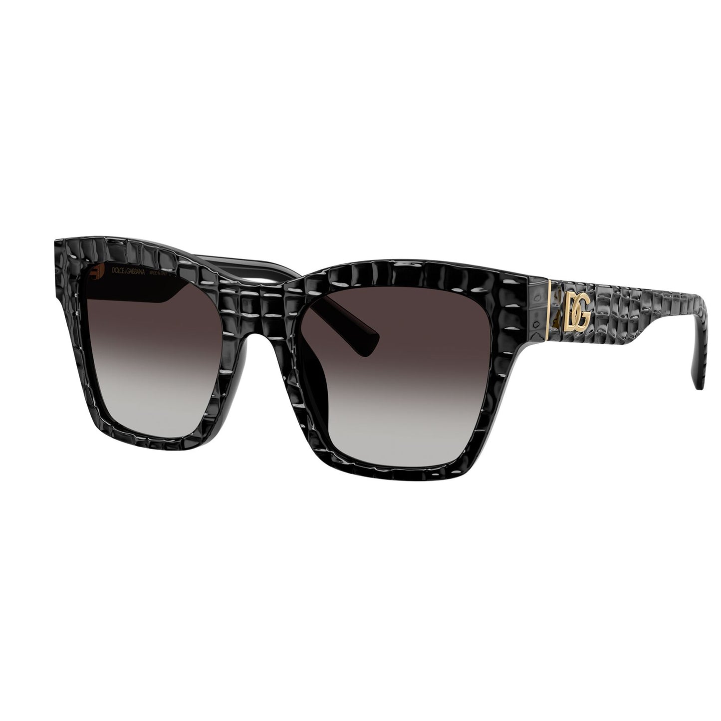 Dolce & Gabbana 4512 Black Texture Cocco Grey Gradient DG4512 32888G (53)