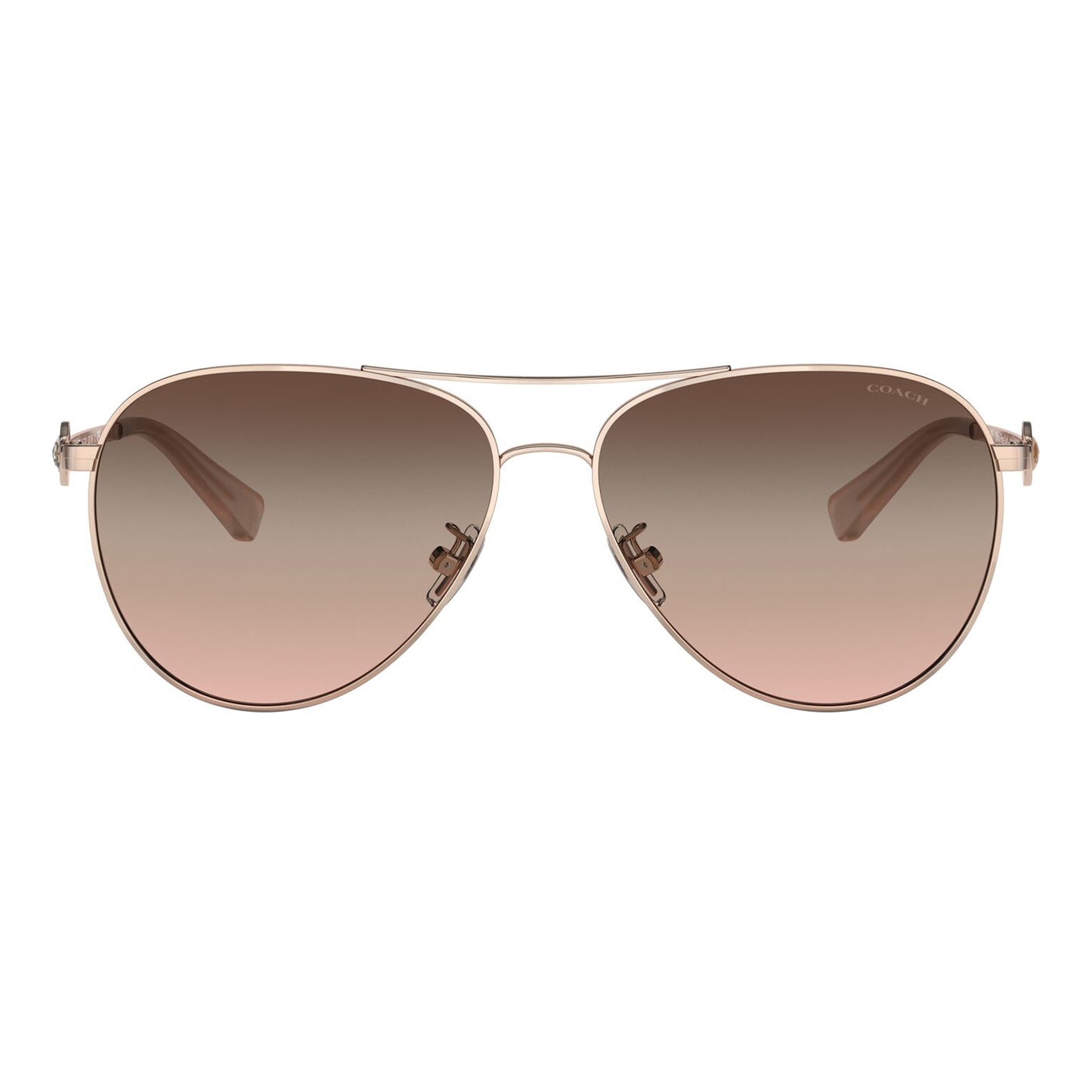 Coach C6178 Shiny Rose Gold Brown Pink Gradient HC7128 9331U8 (58)