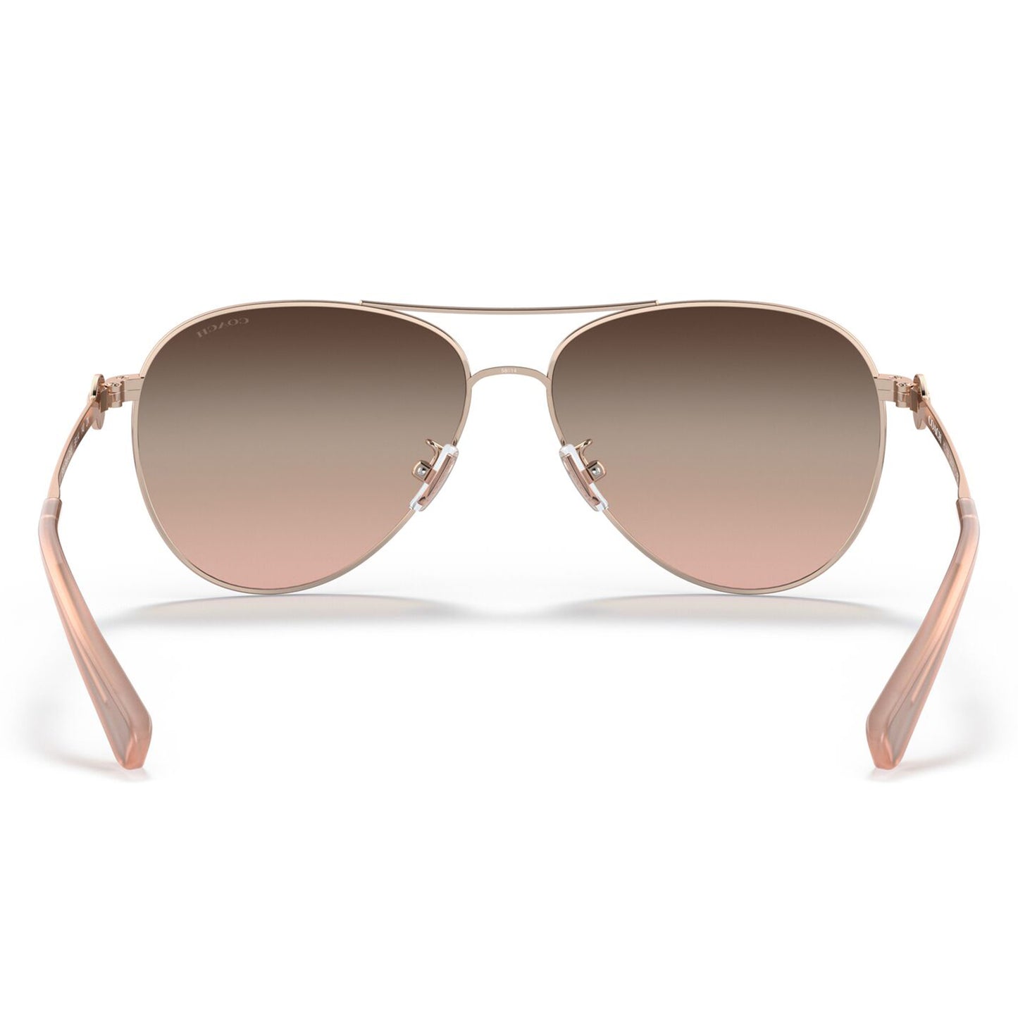 Coach C6178 Shiny Rose Gold Brown Pink Gradient HC7128 9331U8 (58)