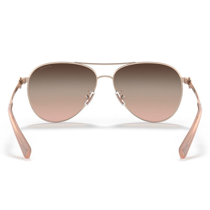 Coach C6178 Shiny Rose Gold Brown Pink Gradient HC7128 9331U8 (58)