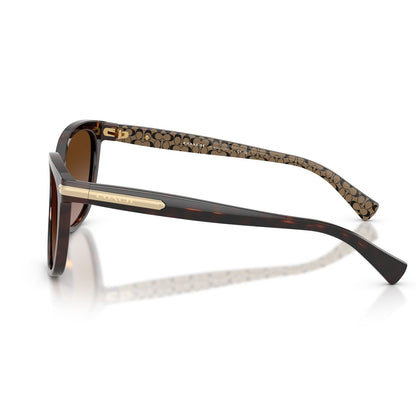 Coach L109 Dark Tortoise Dark Brown Gradient HC8132 529113 (57)