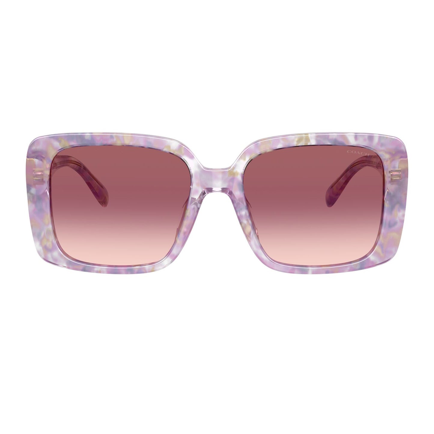 Coach CAD54 Pearlised Purple Watercolour Purple Pink Gradient HC8424U 58677W (54)