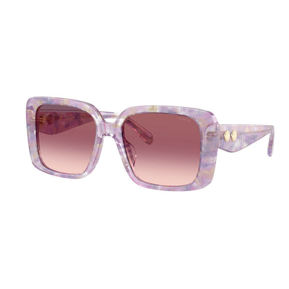 Coach CAD54 Pearlised Purple Watercolour Purple Pink Gradient HC8424U 58677W (54)