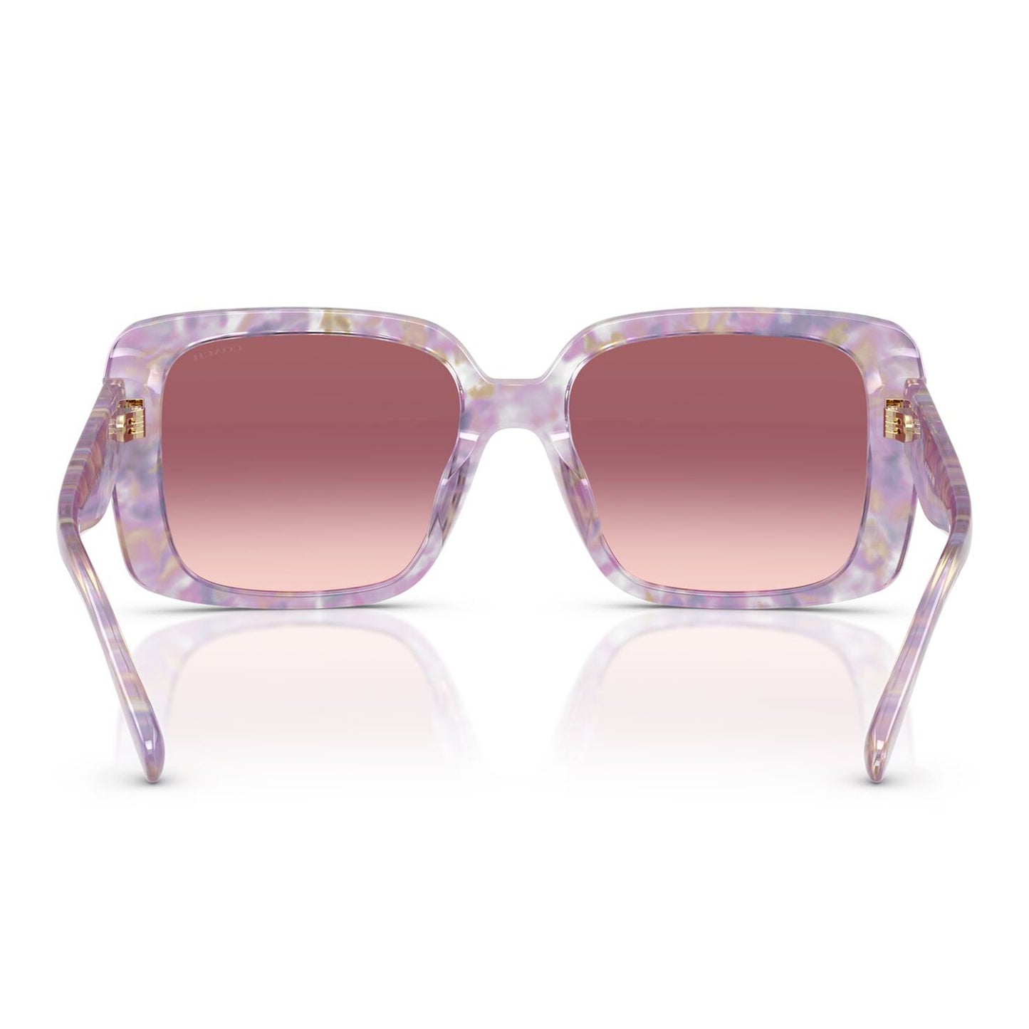 Coach CAD54 Pearlised Purple Watercolour Purple Pink Gradient HC8424U 58677W (54)