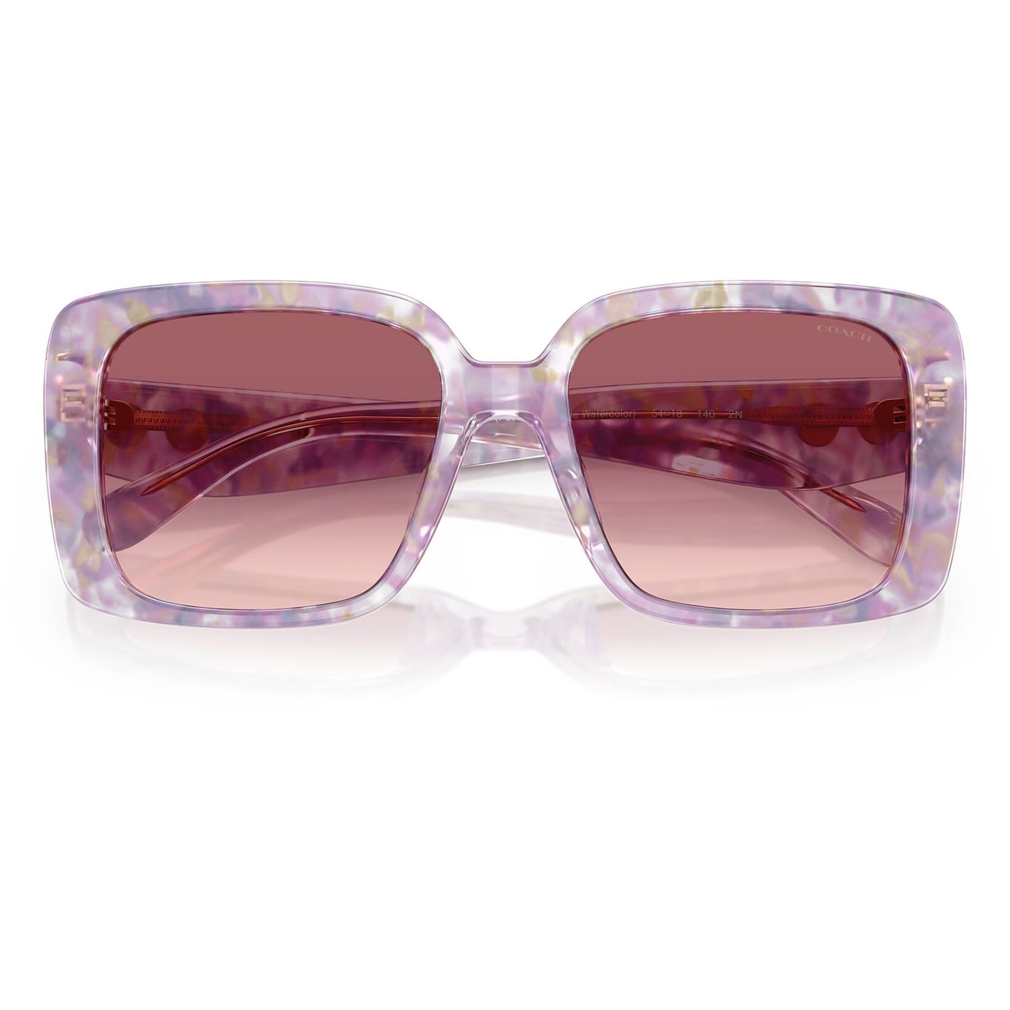 Coach CAD54 Pearlised Purple Watercolour Purple Pink Gradient HC8424U 58677W (54)