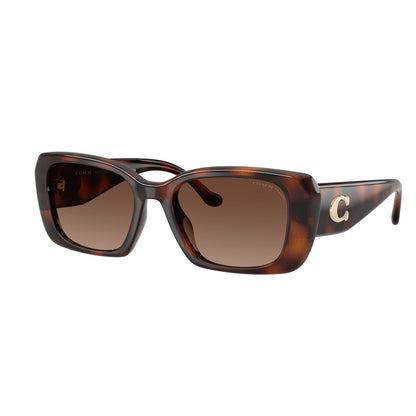 Coach CBY83 Polarised Dark Tortoise Brown Gradient HC8435U 5120T5 (54)