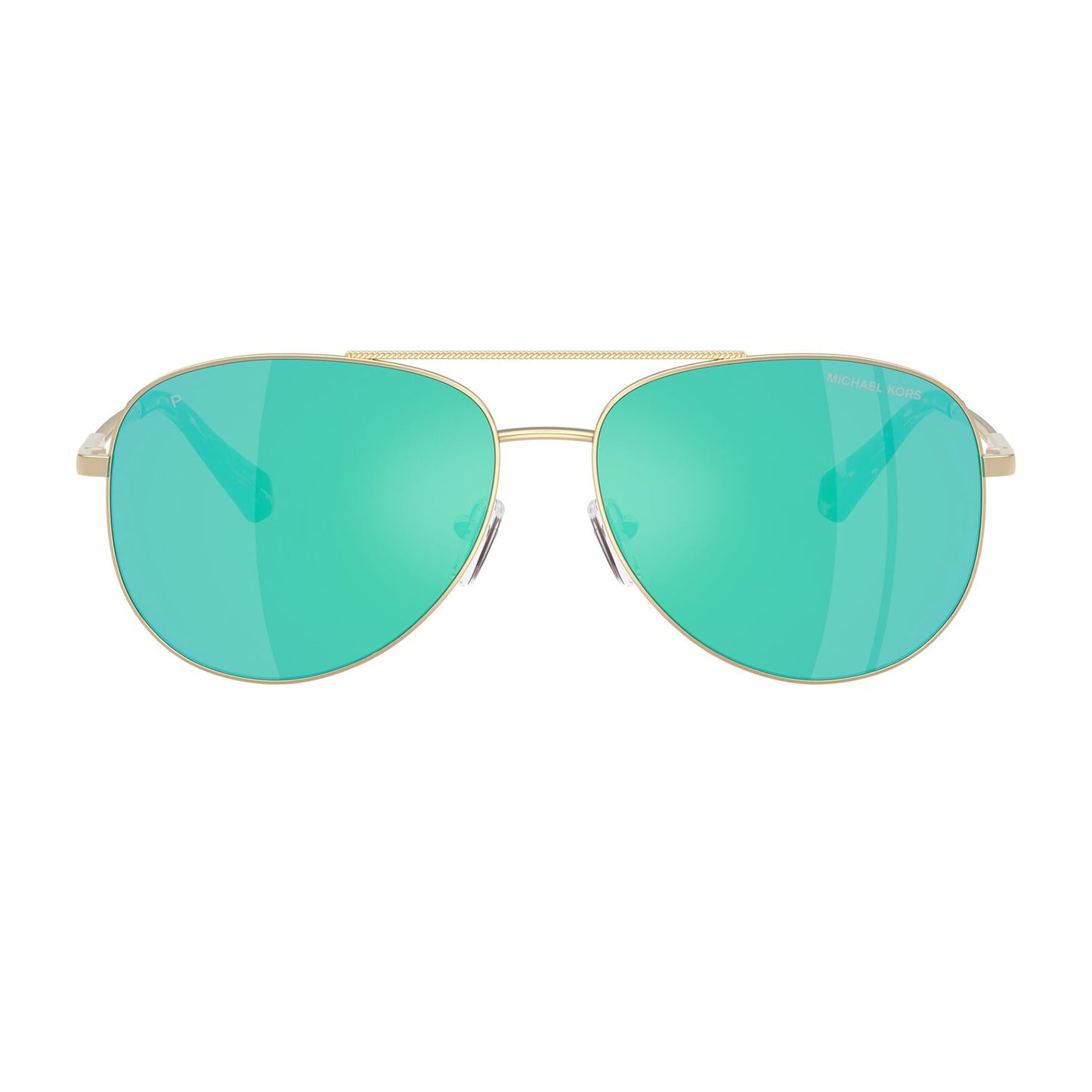Michael Kors Perledo Polarised Light Gold Blue MK1172 101425 (58)