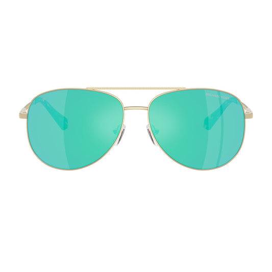 Michael Kors Perledo Polarised Light Gold Blue MK1172 101425 (58)