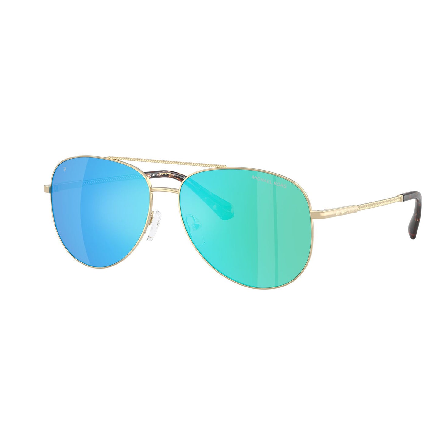 Michael Kors Perledo Polarised Light Gold Blue MK1172 101425 (58)