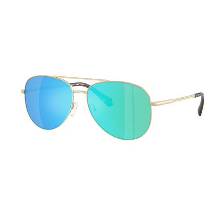 Michael Kors Perledo Polarised Light Gold Blue MK1172 101425 (58)