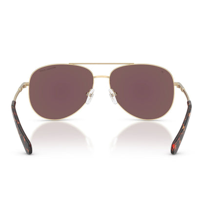 Michael Kors Perledo Polarised Light Gold Blue MK1172 101425 (58)