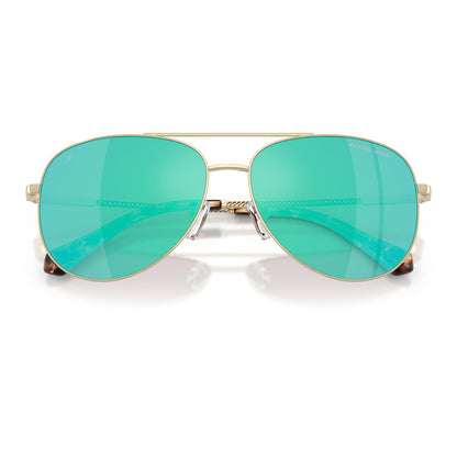 Michael Kors Perledo Polarised Light Gold Blue MK1172 101425 (58)