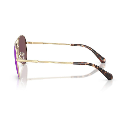 Michael Kors Perledo Polarised Light Gold Blue MK1172 101425 (58)