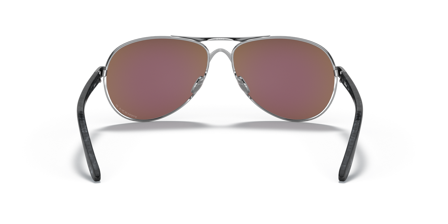 Oakley Feedback Polarised Polished Chrome Prizm Sapphire (4079 33)