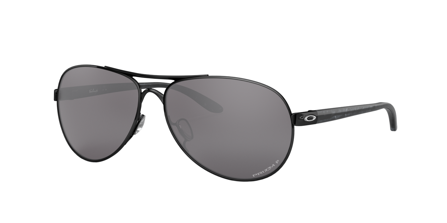 Oakley Feedback Polarised Polished Black Prizm Black (4079 34)