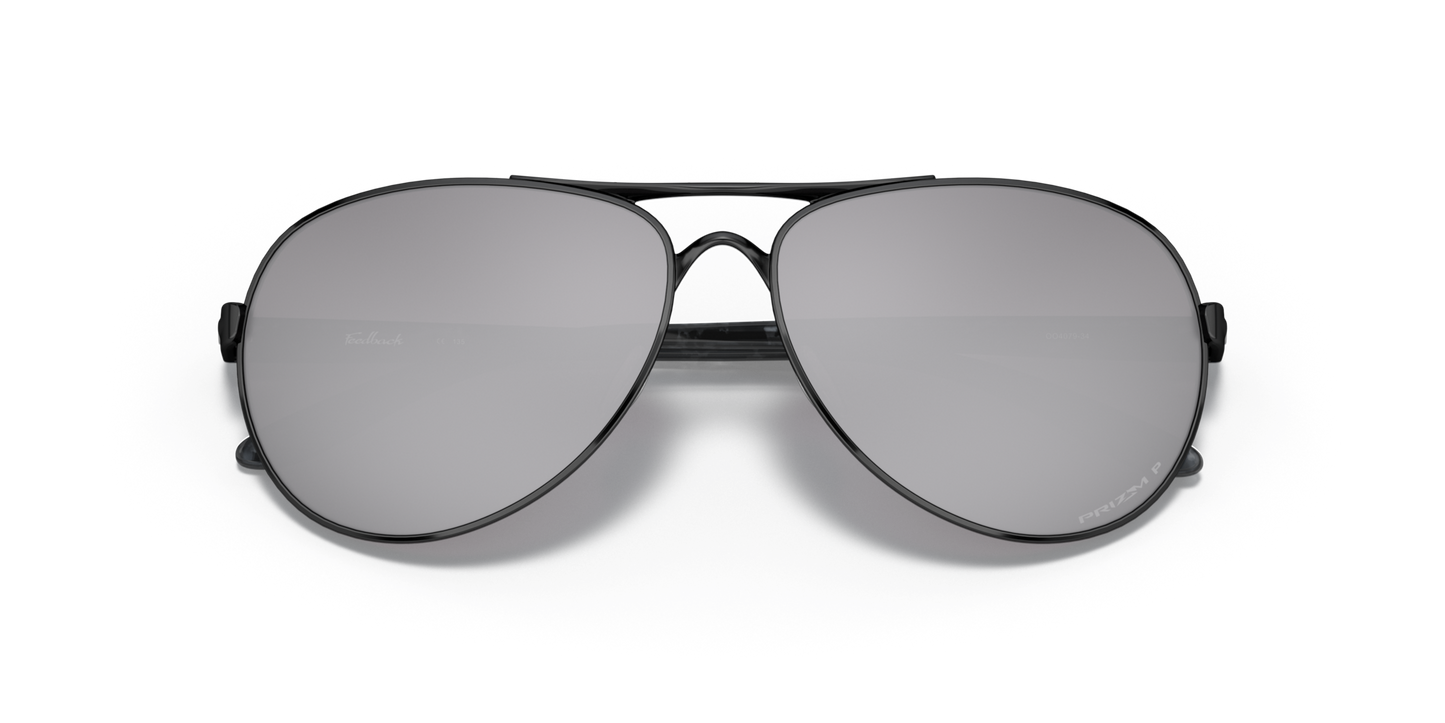 Oakley Feedback Polarised Polished Black Prizm Black (4079 34)