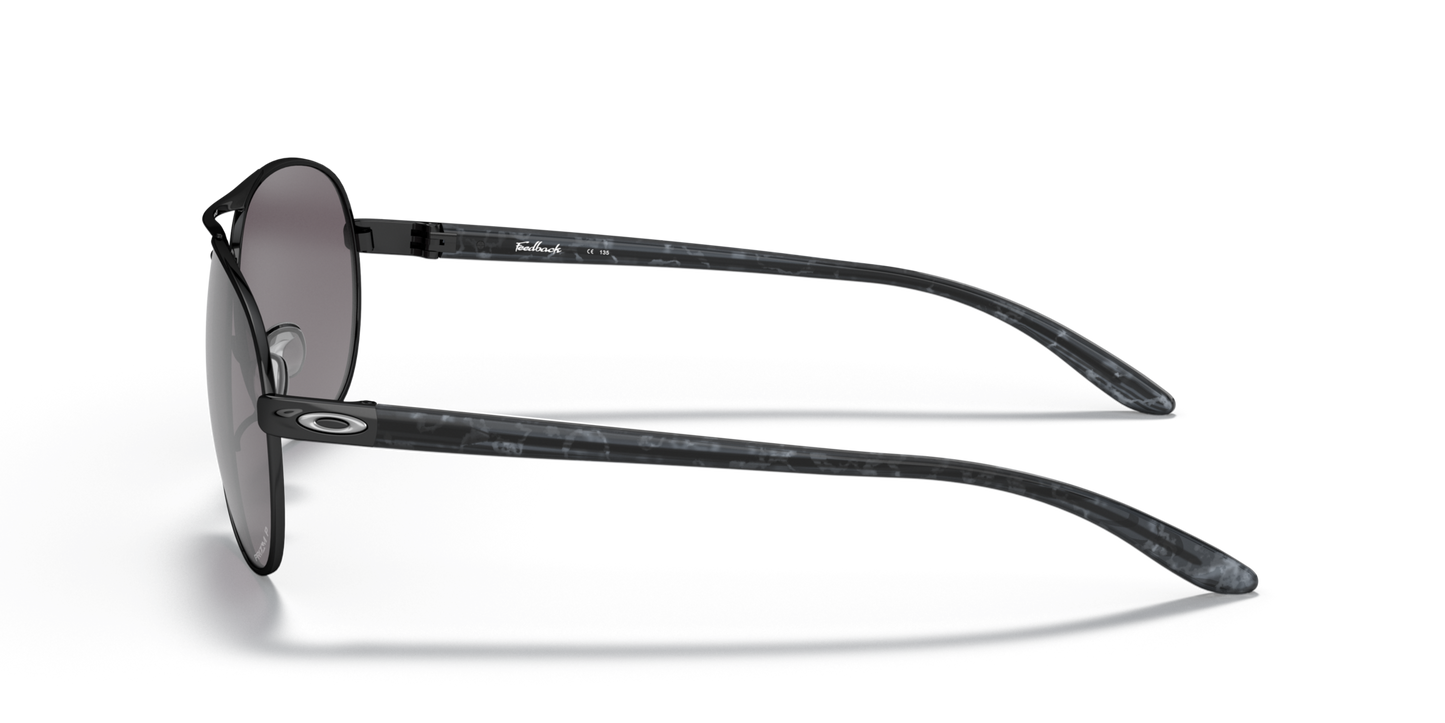 Oakley Feedback Polarised Polished Black Prizm Black (4079 34)