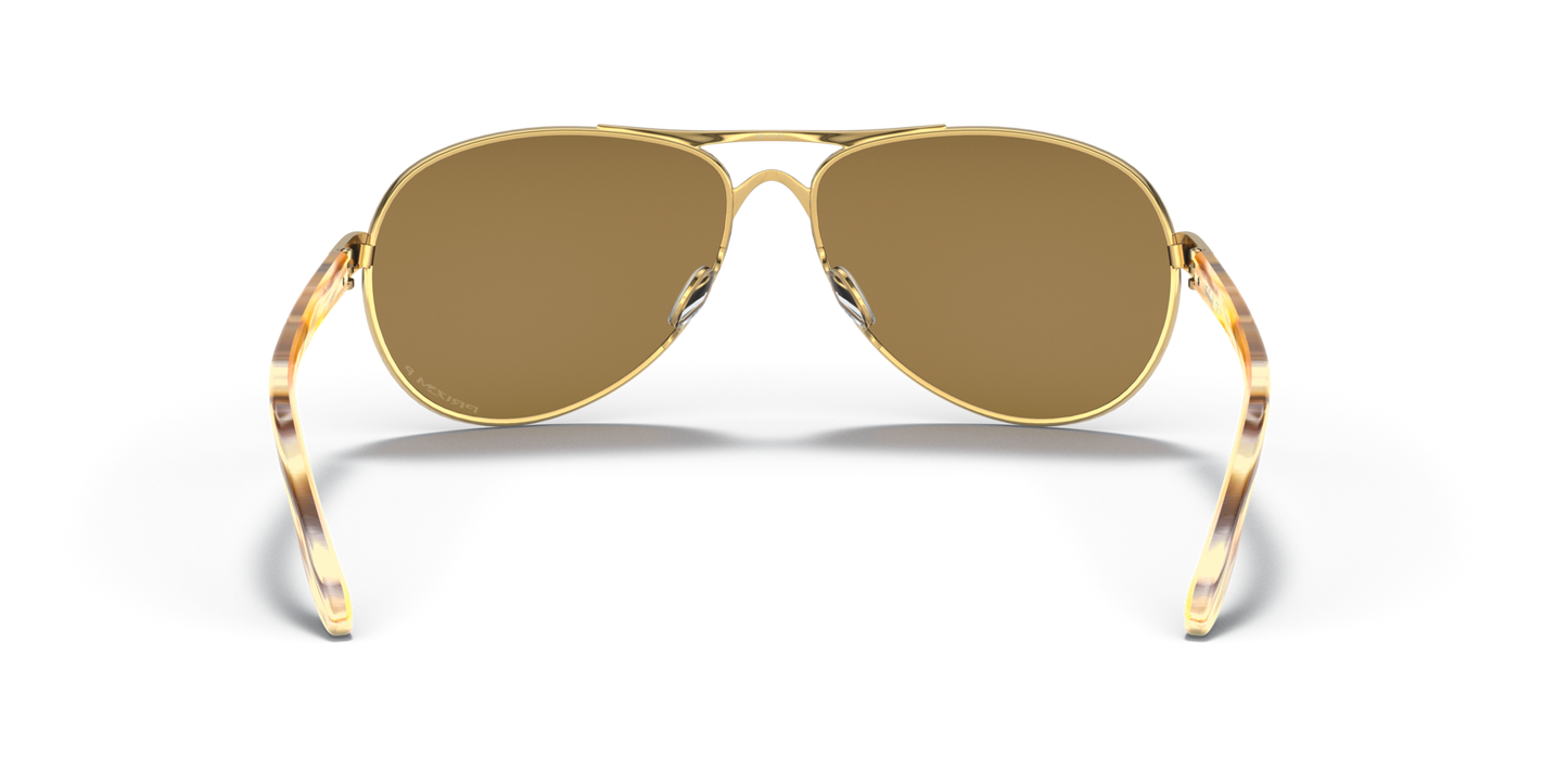 Oakley Feedback Polarised Polished Gold Prizm Rose Gold (4079 37)
