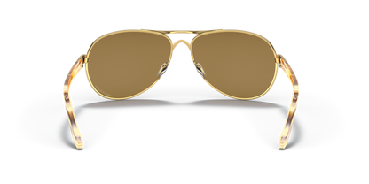 Oakley Feedback Polarised Polished Gold Prizm Rose Gold (4079 37)