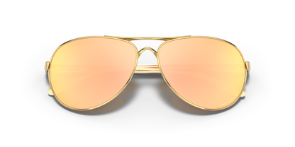 Oakley Feedback Polarised Polished Gold Prizm Rose Gold (4079 37)