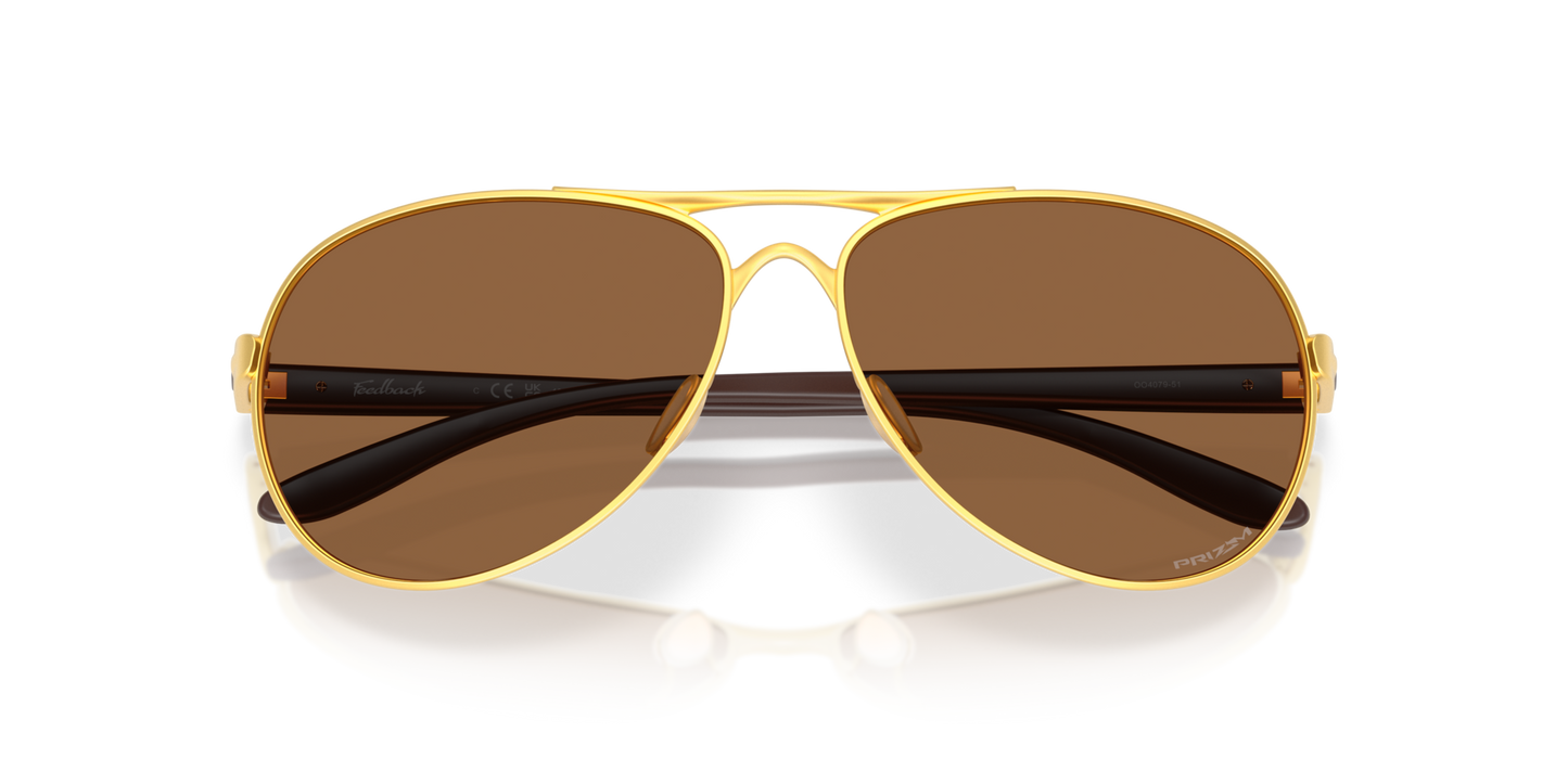 Oakley Feedback Satin Gold Prizm Bronze (4079 51)