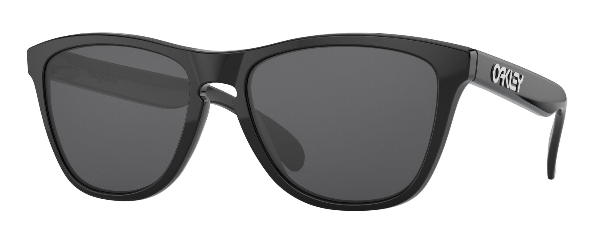 Oakley Frogskins Sunglasses Polished Black Grey – Great Southern