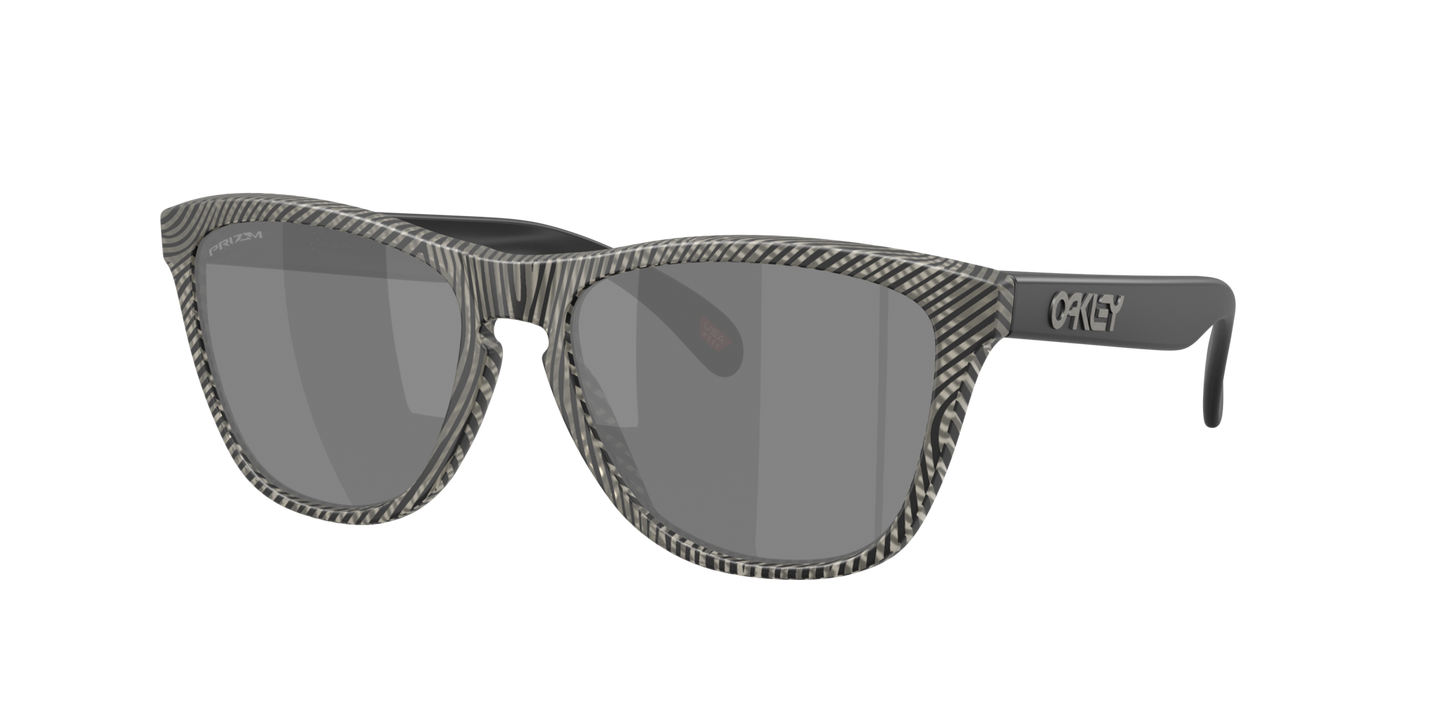 Oakley Frogskins Matte Grey Ink Fingerprint Prizm Black (9013 M0)