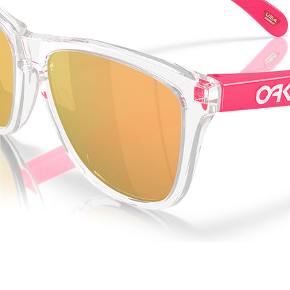 Oakley Frogskins Polarised Clear Prizm Rose Gold OO9013 M9 (55)