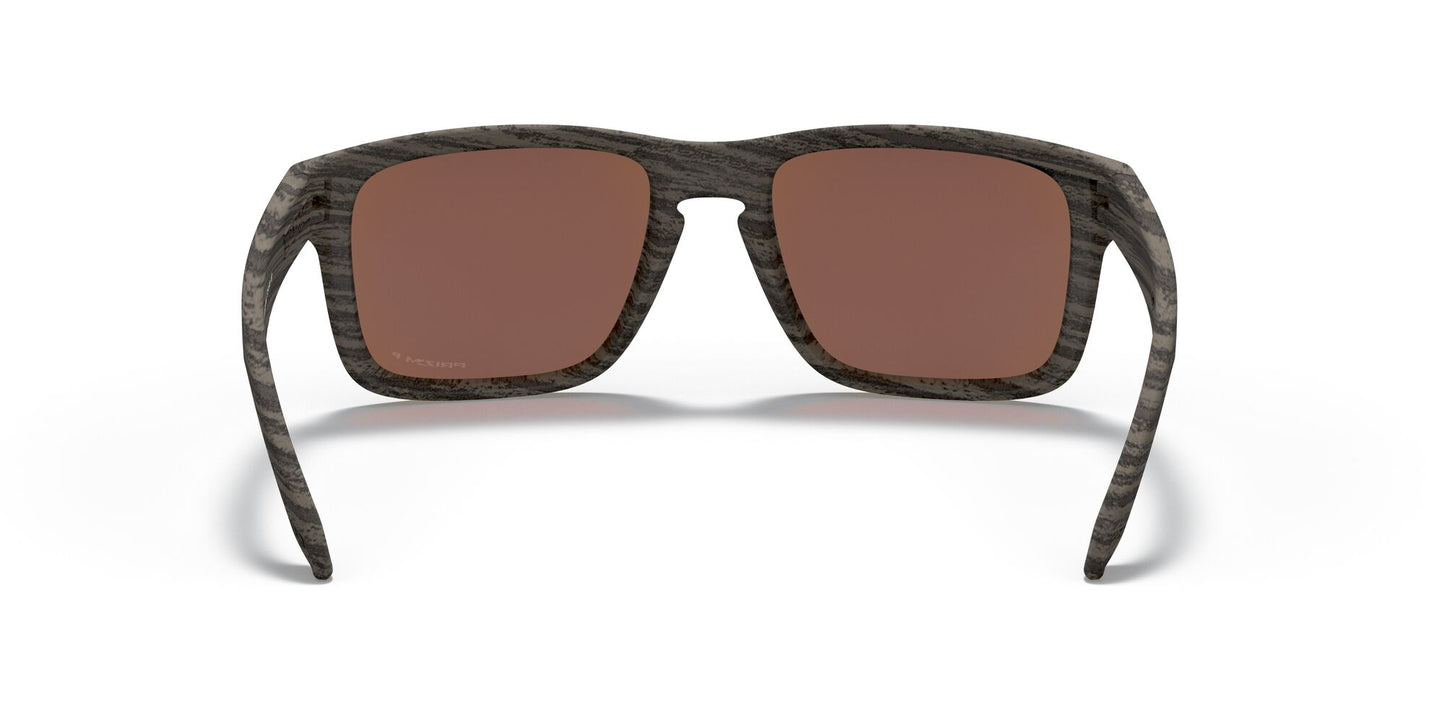 Oakley Holbrook Polarised Woodgrain Prizm Deep H20 (9102-J9)