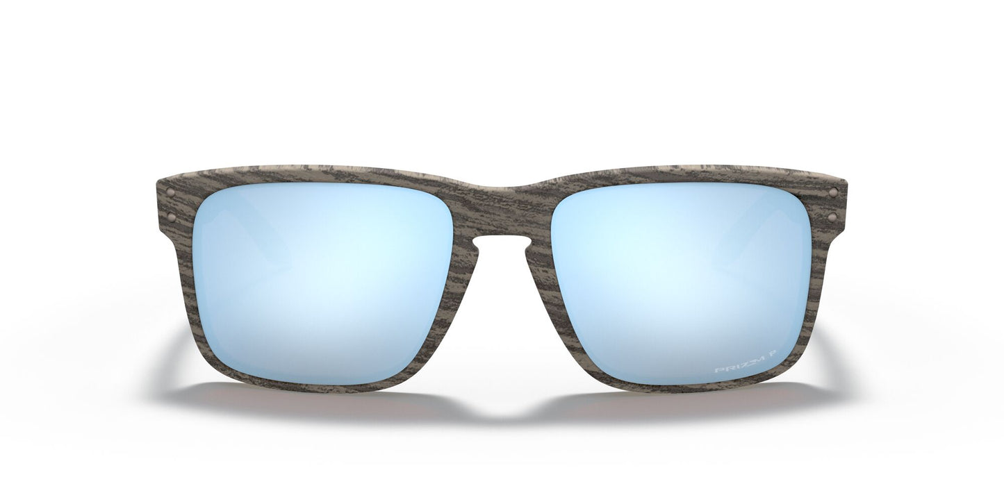 Oakley Holbrook Polarised Woodgrain Prizm Deep H20 (9102-J9)