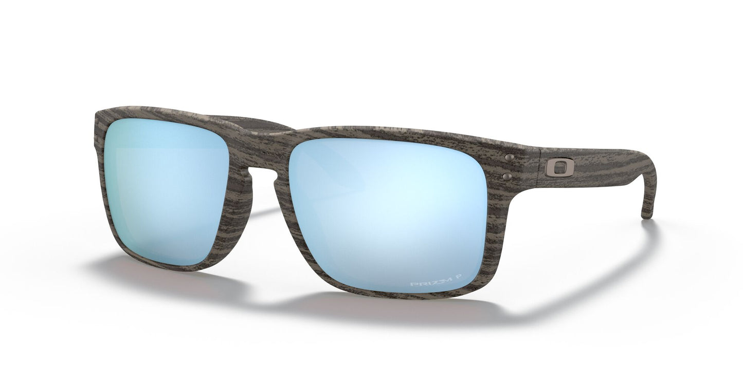 Oakley Holbrook Polarised Woodgrain Prizm Deep H20 (9102-J9)