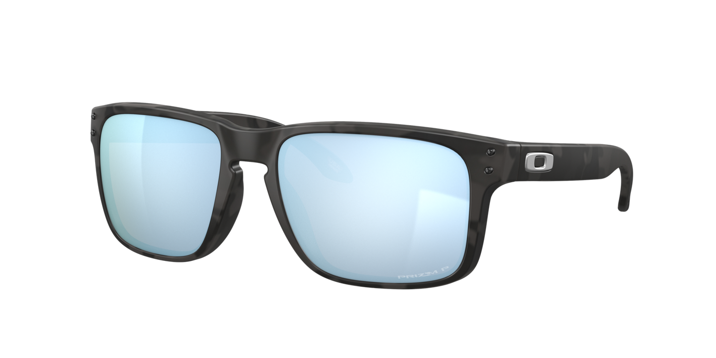 Oakley Holbrook Polarised Matte Black Camo Prizm Deep Water (9102 T9)