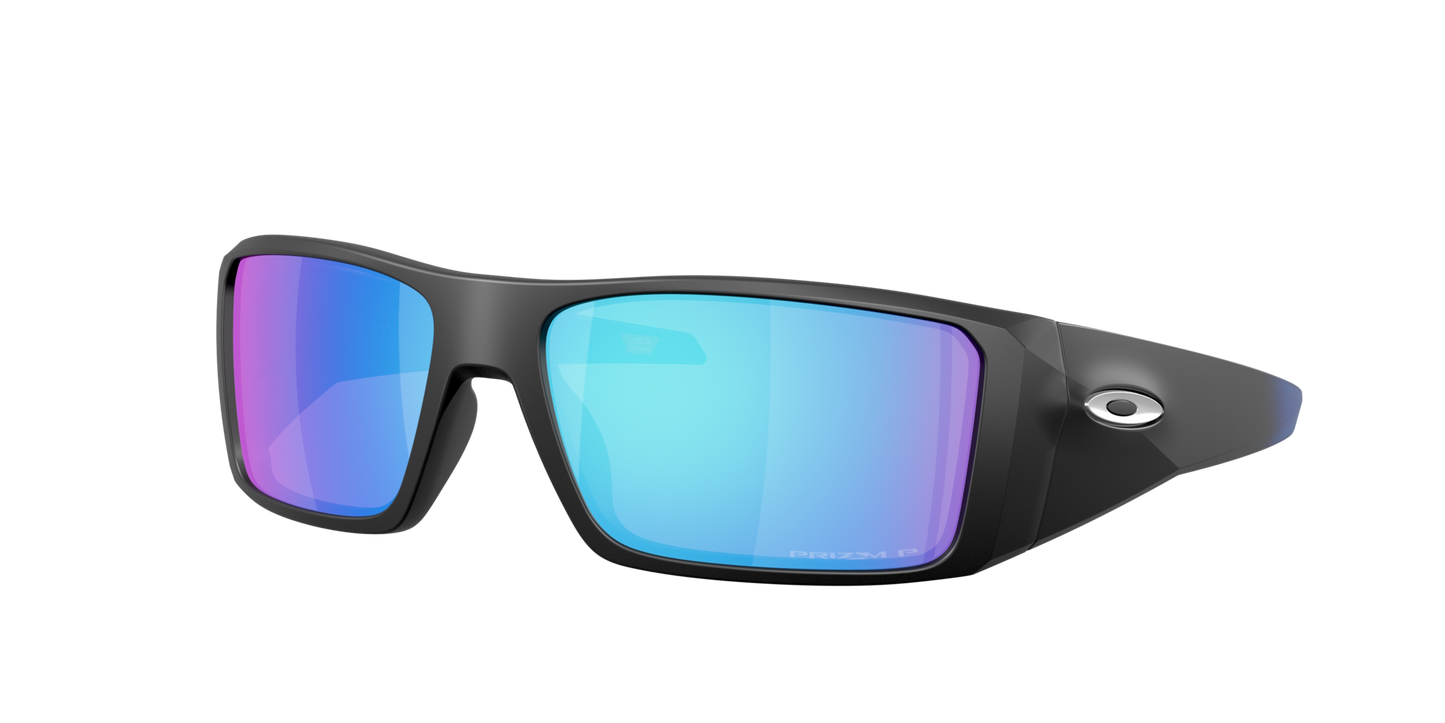Oakley Heliostat Polarised Matte Black Prizm Sapphire (9231 23)