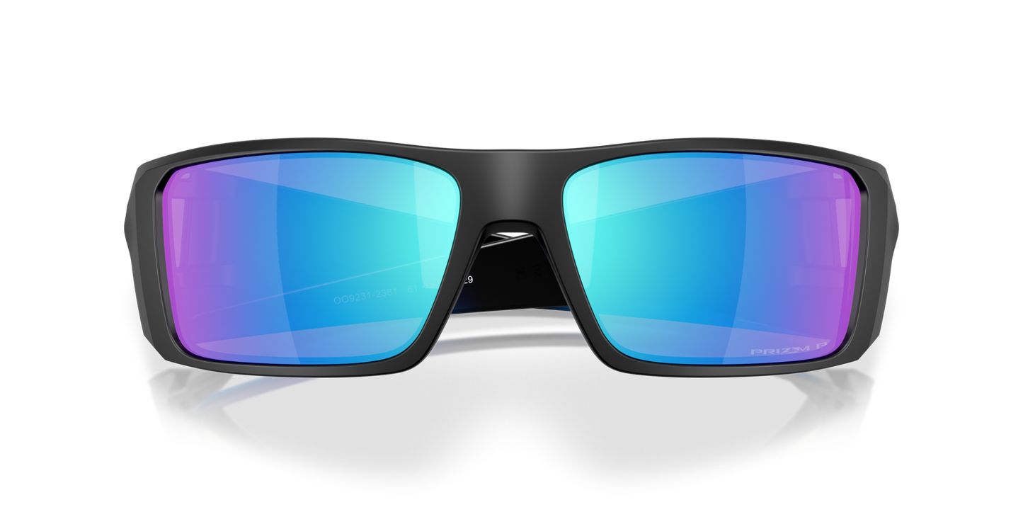 Oakley Heliostat Polarised Matte Black Prizm Sapphire (9231 23)