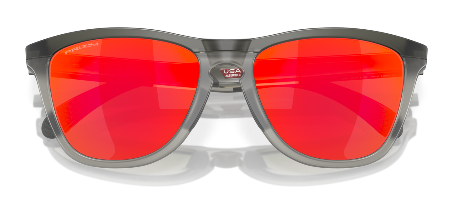 Oakley Frogskins Range Matte Grey Smoke/Grey Ink Prizm Ruby (9284 01)