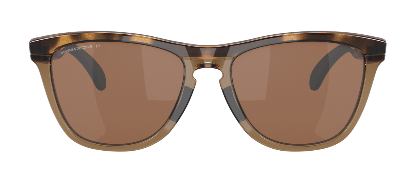 Oakley Frogskins Range Polarised Brown Tortoise/Brown Smoke Prizm Tungsten OO9284 07 (55)
