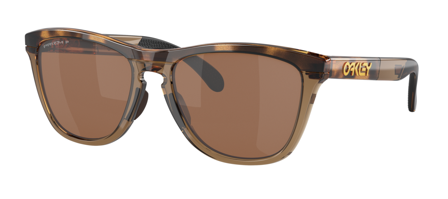 Oakley Frogskins Range Polarised Brown Tortoise/Brown Smoke Prizm Tungsten OO9284 07 (55)