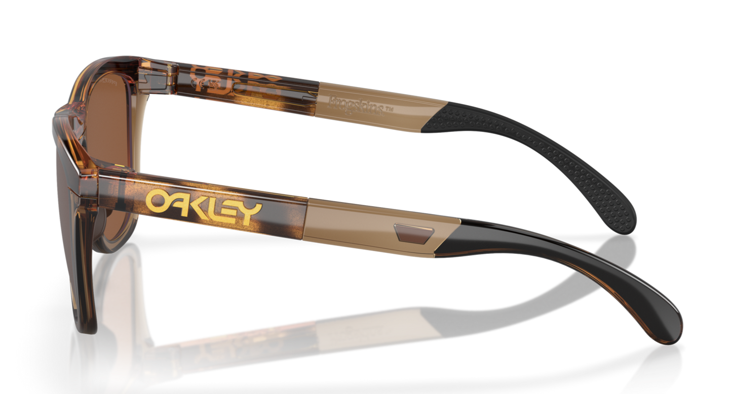 Oakley Frogskins Range Polarised Brown Tortoise/Brown Smoke Prizm Tungsten OO9284 07 (55)