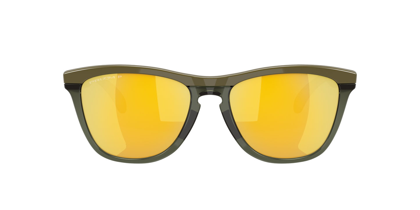 Oakley Frogskins Range Polarised Dark Brush/Olive Ink Prizm 24K OO9284 08 (55)