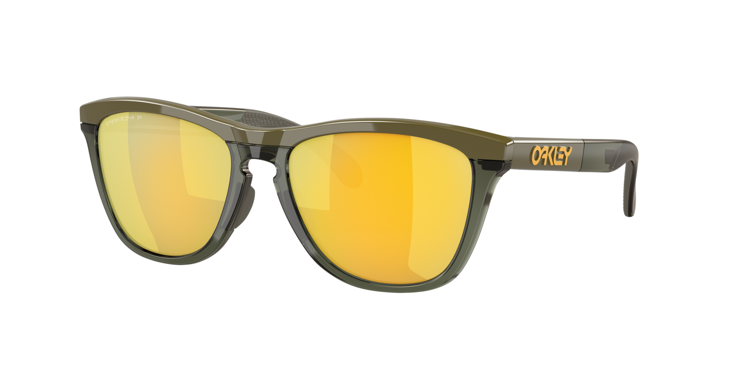 Oakley Frogskins Range Polarised Dark Brush/Olive Ink Prizm 24K OO9284 08 (55)