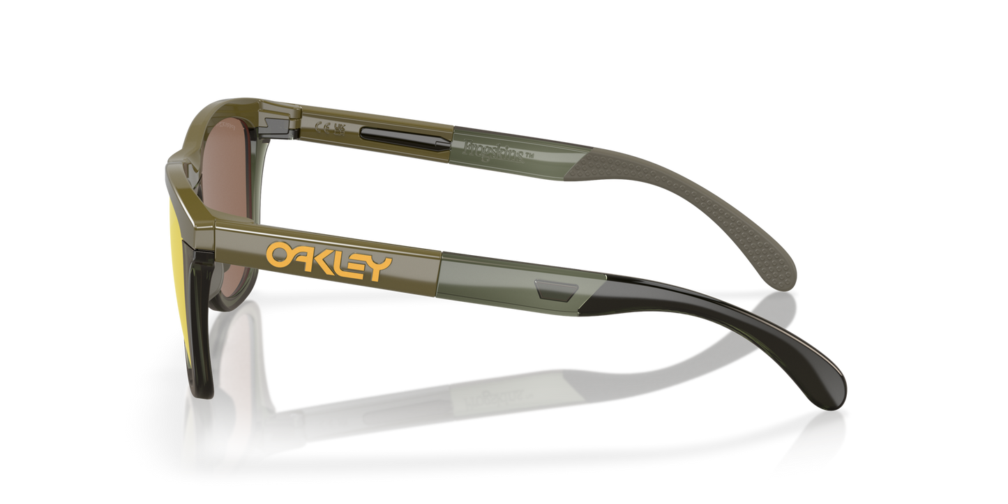 Oakley Frogskins Range Polarised Dark Brush/Olive Ink Prizm 24K OO9284 08 (55)