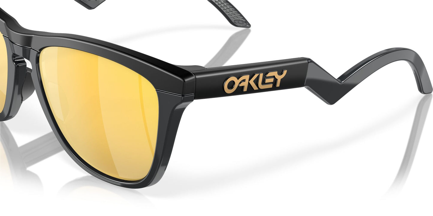 Oakley Frogskins Hybrid Polarised Matte Black Prizm 24K (9289 06)