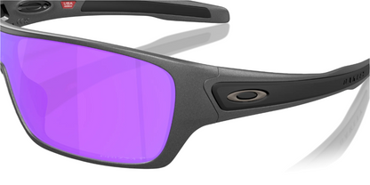 Oakley Turbine Rotor Polarised Matte Steel Prizm Violet (9307 31)