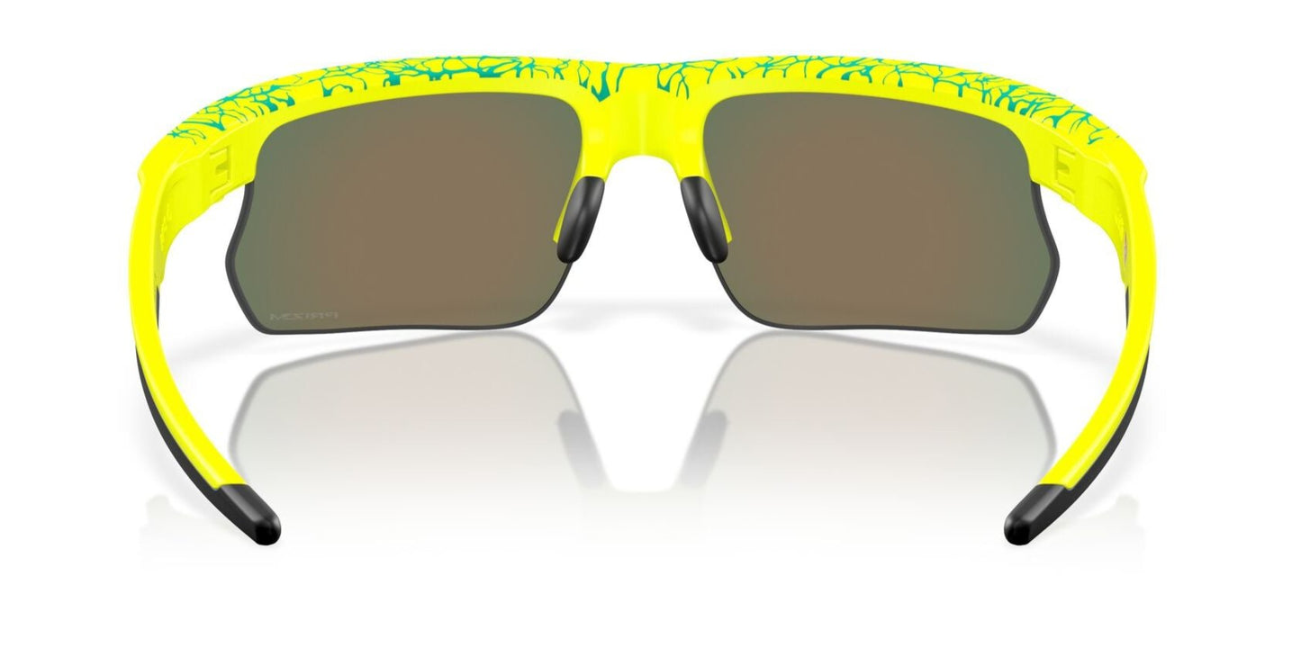 Oakley Bisphaera 'INNER SPARK' Matte Tennis Ball Yellow/Celeste Neuron Prizm Ruby (9400 13)