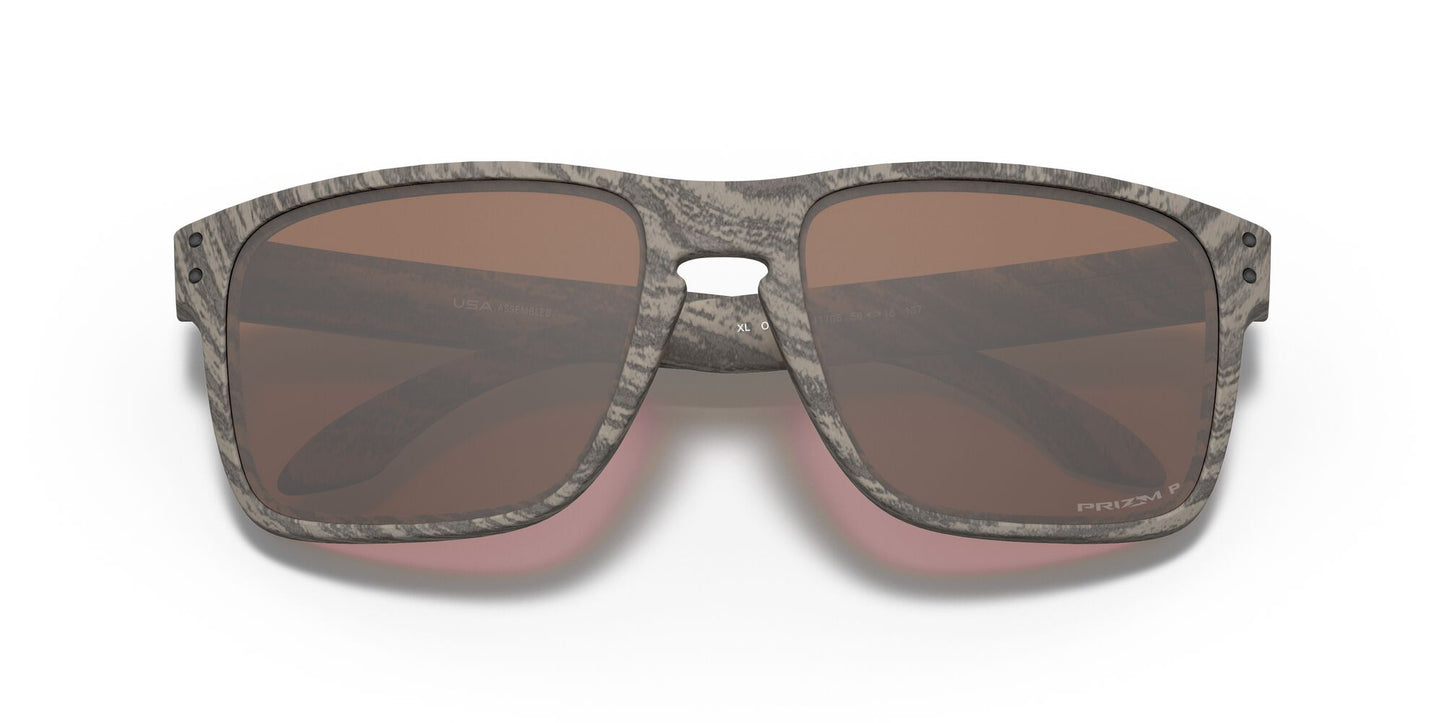 Oakley Holbrook XL Polarised Woodgrain Prizm Tungsten (9417-06)