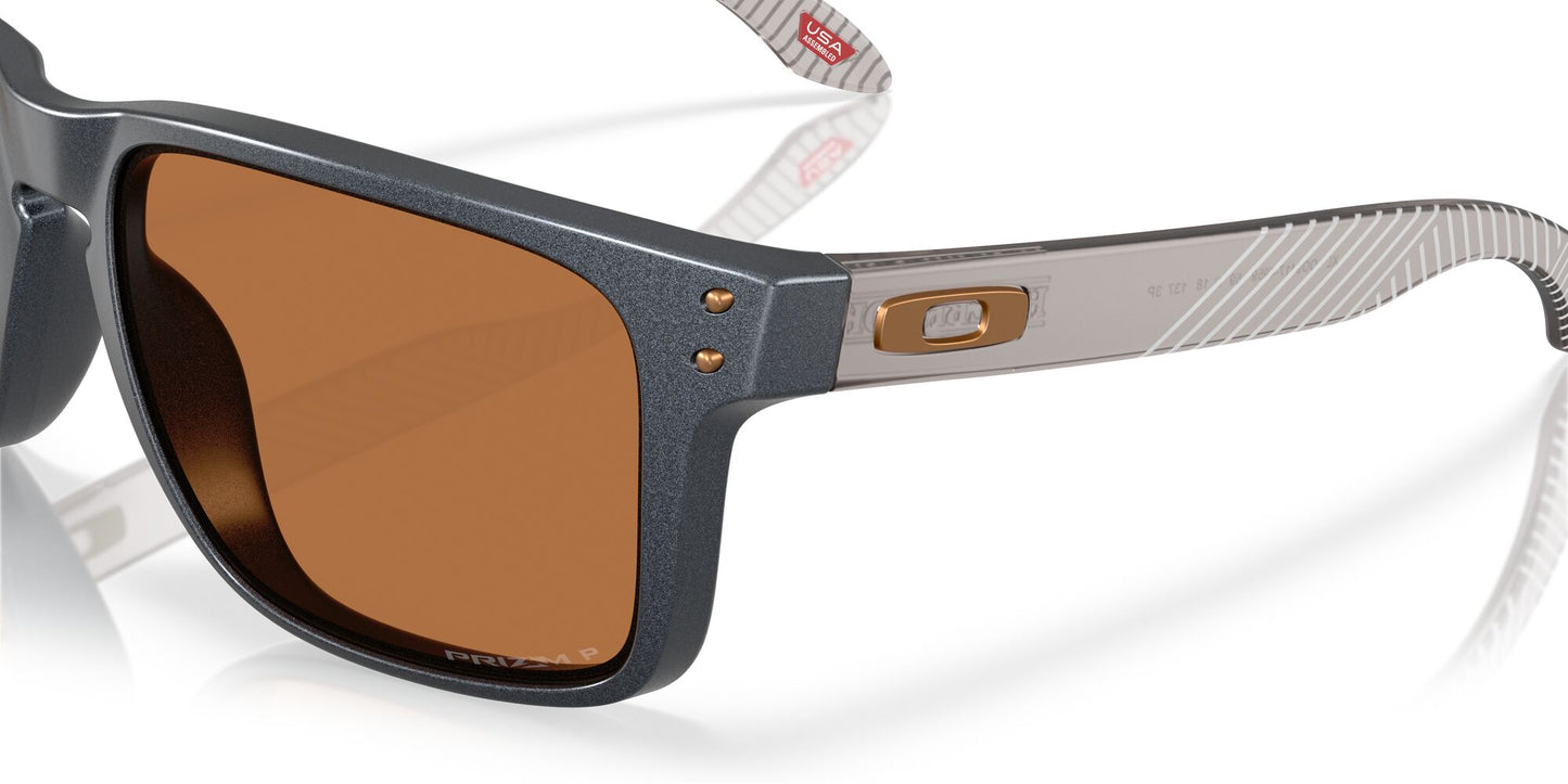 Oakley Holbrook XL Polarised Blue Steel Prizm Bronze OO9417 49 (59)