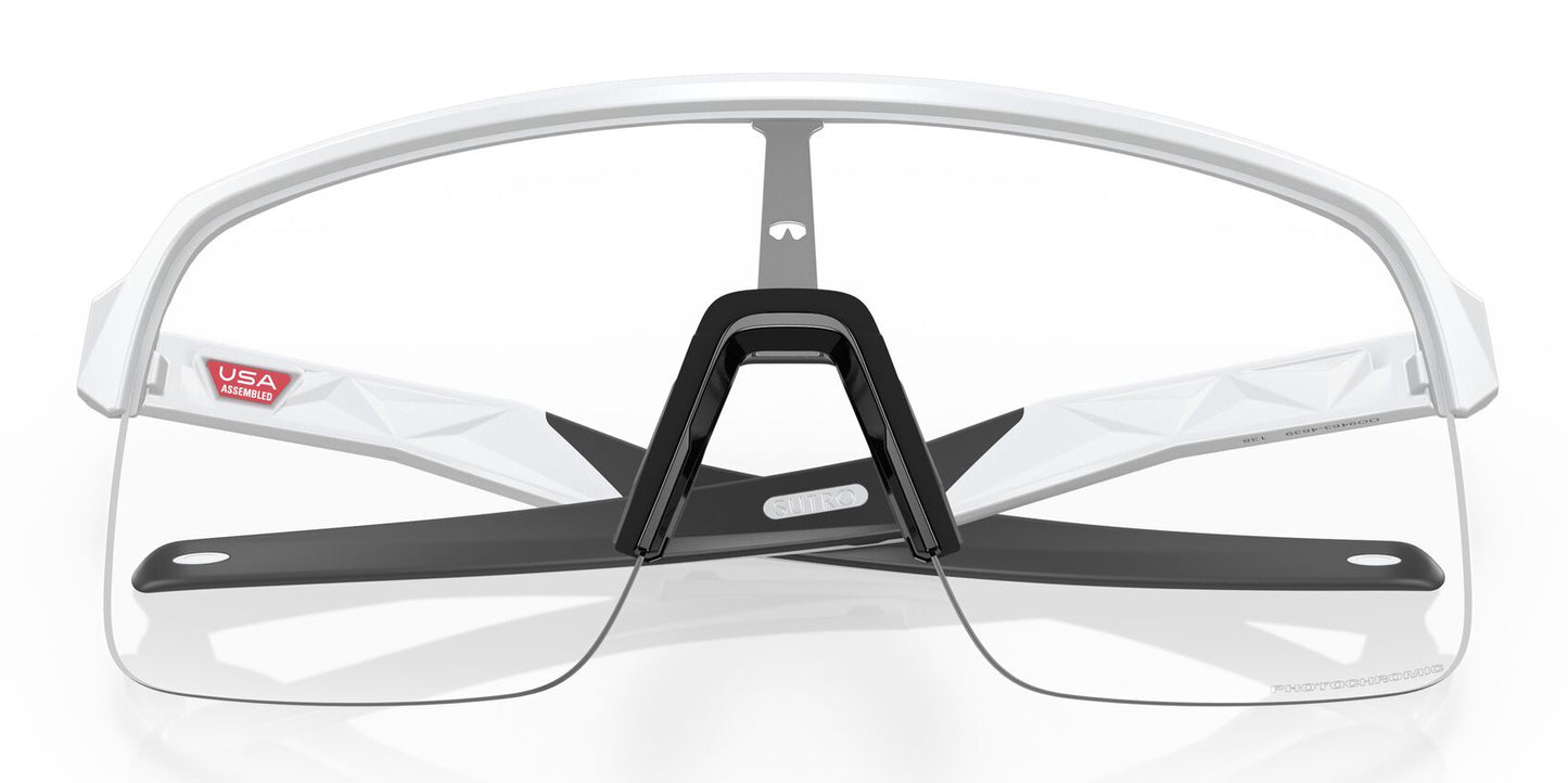 Oakley Sutro Lite Matte White Clear to Black Photochromic (9463 46)