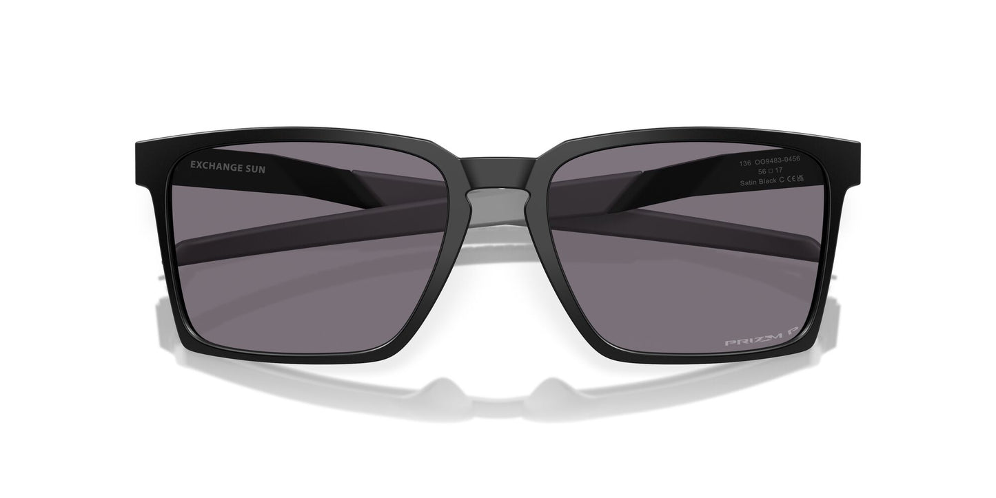 Oakley Exchange Sun Polarised Satin Black Prizm Grey (9483 04)